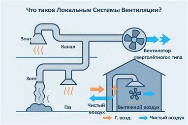 Какие существуют местные системы вентиляции?