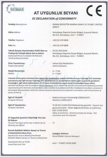 Caballo Declaración de conformidad 2