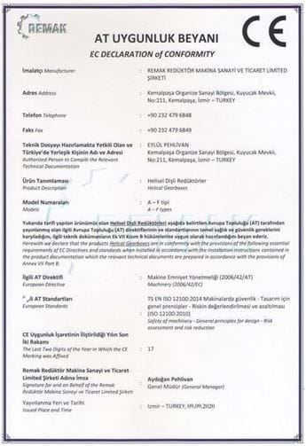 Declaración de conformidad 4