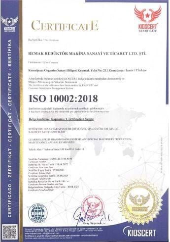 ISO 10002 : 2018